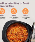 No Fuss 10 Cup Rice Cooker With 24 Hour Keep Warm And Nonstick Ceramic Inner Pot 18 Fuzzy Logic Functions sautéing rice