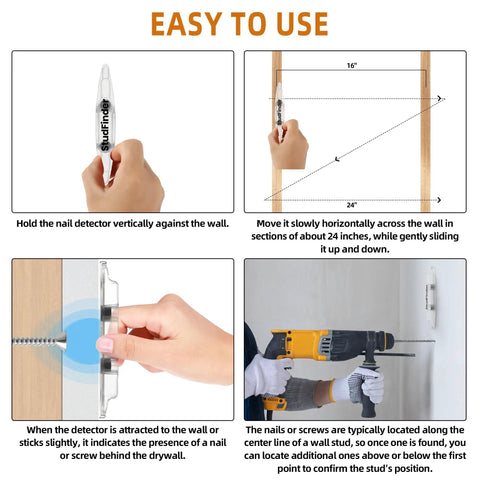 Beat The Guessing Game With This Solid Magnetic Stud Finder That Pins Drywall Nails Dead On Uses Zero Batteries And Delivers Rock Solid Accuracy For Every Weekend Warrior