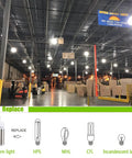 120W LED Corn Bulb E39 Mogul Base Ultra Bright Energy Saving 18600 Lumens 5000K White Corn Cob Light in warehouse display