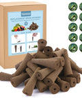 100 Pack Grow Sponges And Seed Pods Replacement For AeroGarden Mold Free Root Growth Sponges Kit With 10 Pod Labels on box
