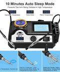 Pro Grade 130W Digital Soldering Station Kit With 5 Extra Tips, 2 Helping Hands, Celsius Fahrenheit Conversion, Auto Sleep feature