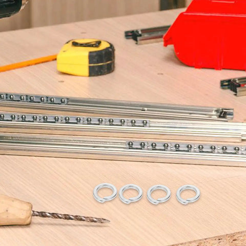 Stainless Steel Spring Lock Washers M8 Split Lock Washers Kit For Bolts And Screws Repair 100 Pieces For Home Garage DIY Projects DIY Friendly Pro Grade Build Tough And Reliable on workbench