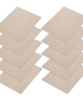 10-Pack Microwave Waveguide Cover Mica Sheets, Heat-Resistant, shown stacked, durable microwave oven insulation shield.
