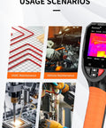 R20 Handheld Thermal Camera With Super Resolution 240x240 for HVAC, vehicle, industrial, and electrical inspections.