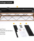 Package contents for Farmhouse 5 Light Chandelier For Dining Room And Kitchen Island Rustic Pendant Light Fixtures In Matte Black With Wood Finish Industrial Style Ceiling Lighting That Brings Modern Cozy Vibe To Your Home, showing light fixture, rods, and accessories.