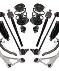 Beefed Up Front Steering And Suspension Kit For 2015 To 2018 Nissan Altima With Inner And Outer Tie Rods Lower Control Arms