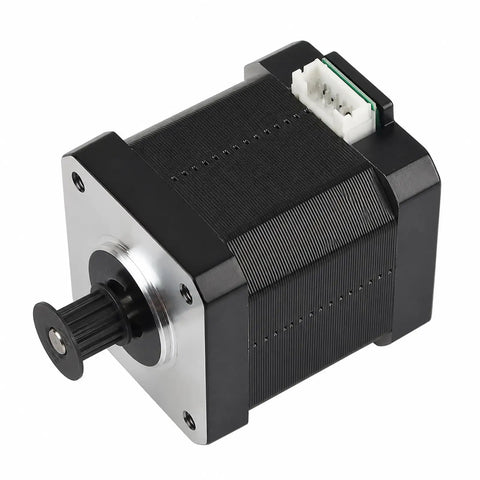 High Torque Nema 17 Y Axis Stepper Motor Sweet Drop In Swap Compatible With Kobra Series side view with connector.