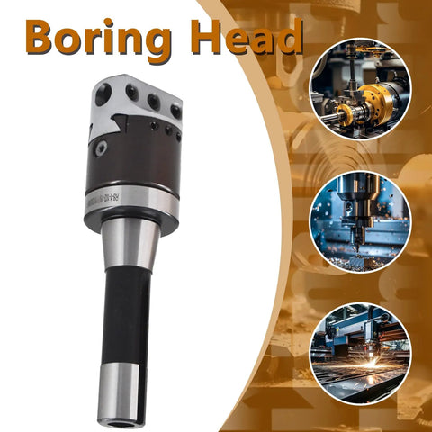 2 Inch Boring Head With R8 Shank Pro Grade Heavy Duty Boring Bar Set for Milling and Lathe Work product image