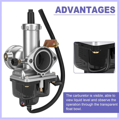 30mm Carburetor With Exhaust Header Stage 1 Kit Replacement For Predator 420cc 301cc And GX390 GX340 GX270 GX240 Engines displayed