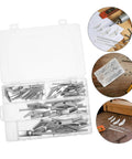 Heavy Duty Toggle Bolts And Wing Nut Kit For Drywall And Hollow Doors, 32 Piece Anchors And Screws Set, silver in case