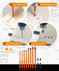Tough As Nails Workhorse Masonry Drill Bit Set 10 Piece Carbide Kit with various applications for wet and dry drilling.