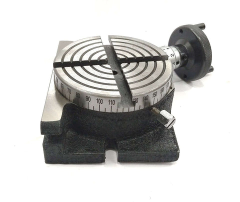 4 Inch Rotary Table With 3 Jaw Chuck: Compact & Precise
