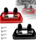 Two Pack Insulated Power Distribution Block With Cover For Car RV Marine Boat 12V 200A Dual Stud Battery Terminal Post Positive Negative Includes M8 And M10 Studs Heavy Duty Bus Bar