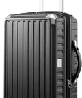 Travel Ready 20 Inch Carry On Luggage 22x14x9 Expandable Hard Shell Suitcase With Spinner Wheels Airline Approved Charcoal Metallic