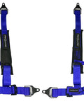 Blue 4 Point Harness With 2 Inch Straps For Universal UTV Off Road Use Built To Last Tough As Nails Heavy Duty Safety Harness Two Pack