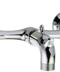 Service Sink Faucet With 3 Inch Spout And Integral Supply Stops Cast Brass Construction Ceramic Disc Valve Cartridges Polished Chrome
