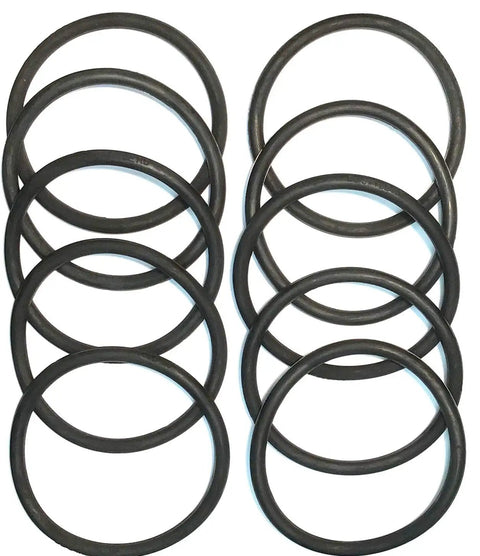 Upright Vacuum Belts 10 Pack For Sanitaire And Eureka Models, Round Black Rubber Belts With Center Brush Roll Fit