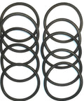 Upright Vacuum Belts 10 Pack For Sanitaire And Eureka Models, Round Black Rubber Belts With Center Brush Roll Fit