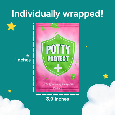 Extra Large Disposable Toilet Seat Covers 40 Pack Hella Clean Travel Gear For Kids And Adults Waterproof Thick Hygienic Floral Designs Straight Up Essential For Family Road Trips