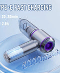 Cordless Handheld Car Vacuum With 20000Pa Max Suction, 4 In 1 Air Duster Blower Pump charging with Type-C port