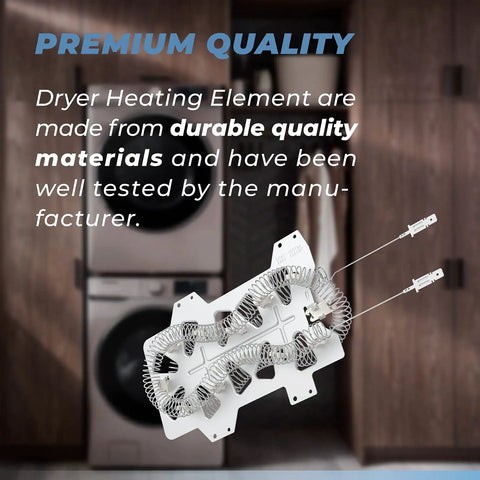 Dryer Heating Element Replacement For Samsung Dryers Exact Fit Plug And Play Easy Install Nickel Chrome Alloy Winding DV40J3000EW