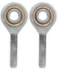 Beefy Galvanized Joint Bearing For Mechanical Linkage, Male Rod End With Left Thread, SAL6T K, 6mm Bore, Self Lubricating, Heavy Duty 4.4kN Dynamic Load And Solid Static Load For Repair Tasks, front view