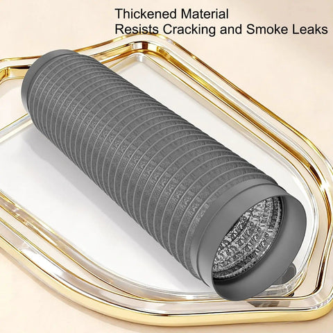 Flexible Insulated Duct Pipe For Dryer Vents And Exhaust Fans 6 Inch 7 Inch 8 Inch 10 Foot Long With Triple Layer Aluminum Foil