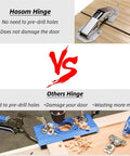 Frameless Cabinet Hidden Hinges 90 Degree No Fuss Quick Install 8 Pack comparison with traditional hinges on wood