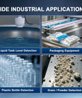 Wide industrial applications: liquid tank, packaging, plastic bottle, and powder detection using M30 Thread Capacitive Proximity Sensor Switch