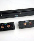 Double Axis Linear Rail Kit With Black Oxide Finish 1400mm SGR20 Rail Plus Two SGB20-5UU Carriages Built For Precision 3D Printer And CNC Machining Projects Heavy Duty Rock Solid Guide System For Smooth Motion, top view