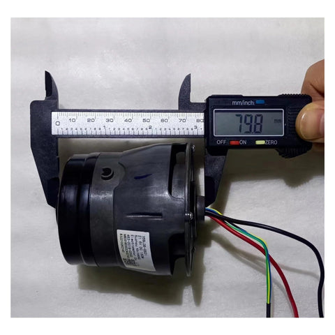 Replacement Vacuum Cleaner Motor 75BLDBGS01 For Tineco Floor One S1 S2 S3 with caliper measuring 79.8mm diameter