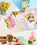 Pipe Cleaners Craft Kit With 600 Pieces In 6 Vibrant Colors Chenille Stems shown in DIY flower and craft projects