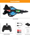 2.4GHz Remote Control Plane With Auto Hover And 3D Flip Ready To Fly Quadrotor For Beginners Kids And Adults USB Charging Colorful LED Lights RTF Airplane Toy Six Axis Gyro Stabilization For Ultra Stable Flight with packaging and accessories