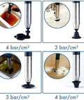 Cordless Electric Toilet Plunger For Bathroom Clog Removal With Automatic Inflation And Pressure Gauge used in sink and toilet