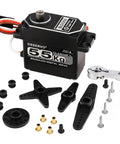 Heavy Duty Waterproof Brushless Servo With Full Metal Gears For 1 8 1 10 1 12 RC Cars High Torque Digital Servo with accessories