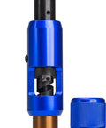 Hardline Coring And Stripping Tool Kit For 860QR Cable With 21.84 Mm Core Diameter, blue aluminum body, T handle ratchet