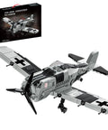 FW190 Fighter Jet Building Block Set 503 Pieces For Adults And Teens Epic Dope Build With Authentic Camouflage And Historic WW2 Details