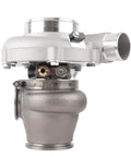 Side view of Dual V-Band Turbocharger Upgrade for Beefed-Up Street Boost, 0.92 A/R, 5455G, IWG Actuation, 660 HP Rating