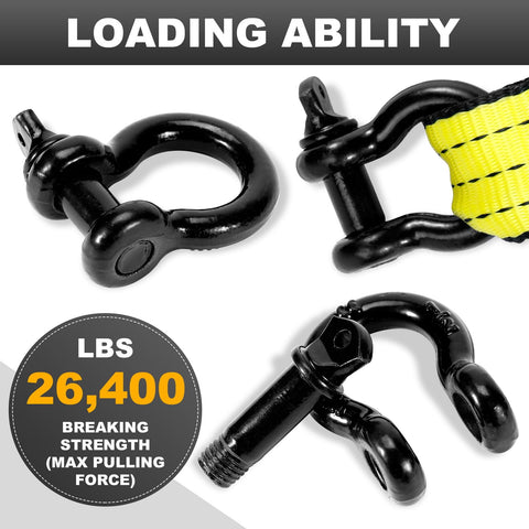 Beefy Half Inch D Ring Shackles With Nine Sixteenth Inch Screw Pins 26,400 LB Break Strength Heavy Duty Clevis Shackles