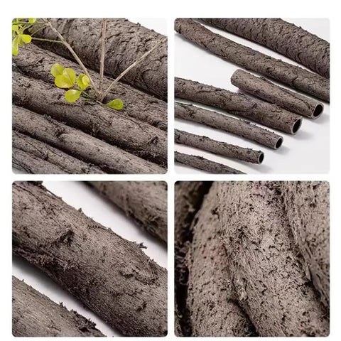 Artificial Vine Cable Conduit Tube 18mm Hollow Guard For Electrical Wires 40 Meter Length Waterproof Rattan exposed sections with smooth texture.