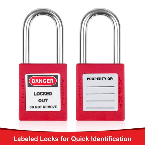 Hella Tough Red Lockout Locks Set Brings You A Legit Ten Piece Pack With Two Keys Per Padlock Osha Approved Safety Padlocks Built To Last For Real Electrical Loto Tasks And Busy Workshop Days Ahead