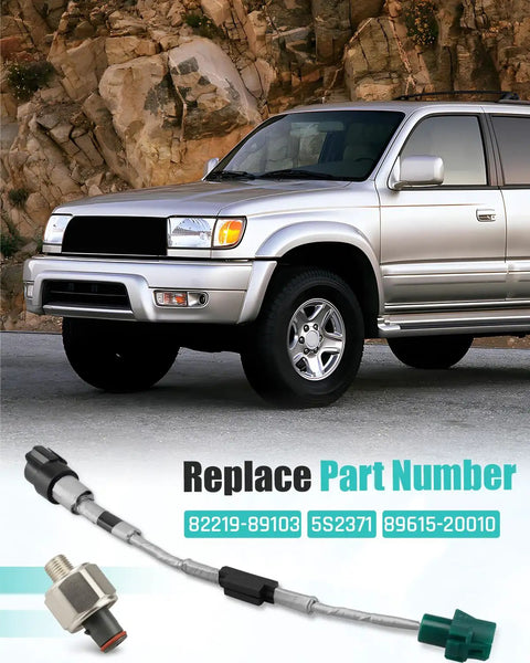 Knock Sensor With Wire Harness Assembly For Toyota Pickup And 4Runner 3.0L Models From 1988 To 1992 Replacement Part Numbers 82219-89103 5S2371 89615-20010 Drop-In Fit High Quality Heat Resistant on Toyota SUV