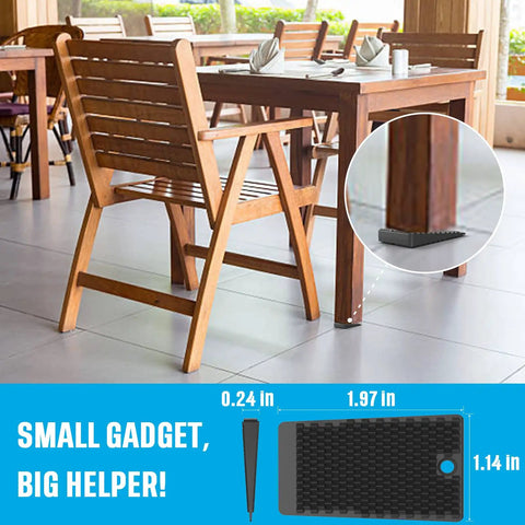 Furniture Levelers 80 Piece Shims Set Plastic Grooved Non Slip Wedges For Tables Desks Chairs Refrigerators Pianos Toilets And More No Brainer DIY Friendly Easy Home Improvement For Uneven Floors under chair on tile floor