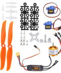 Pro Grade RC Aircraft Motor Set Kit For Planes With Metal And Plastic Parts 30A ESC With Security Arming and Throttle Calibration