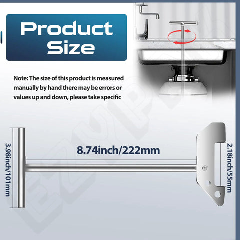 Garbage Disposal Unjamming Wrench Tool Universal Compatibility With Moen InSinkErator And Waste King Disposals Above The Sink Clearing Clogs Quick And Easy No Fuss Repair