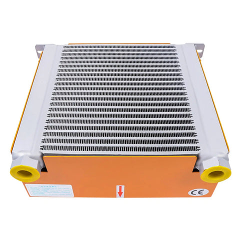 60W Hydraulic Oil Cooler With 110V Fan For Construction Equipment And Mobile Machines, 100L/Min Flow, Thermal Flow Heat Exchanger Radiator, Heavy Duty Cooling System Built For Tough Jobs With Durable Aluminum Core