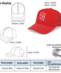 Cool Red Trucker Hat For Men With Adjustable Buckle The Sport Style Cap Built For Running Hiking Cycling And Everyday Wear