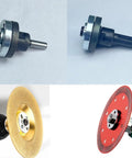 Electric Drill To Angle Grinder Adapter Kit With 6mm And 10mm Variable Shaft Mandrel Including 2 Wrenches Flange Nuts