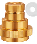 Gold CO2 Soda Water Maker Quick Adapter For Terra Art GAIA DUO Sparkling Water Machines Easy Connect Original Blue CO2 Cylinder To TR21-4 Valve