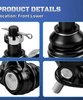 Honda CR-V Front Lower Ball Joint Set Of 2 K500103 Fits 2007 2008 2009 2010 2011 2012 2013 2014 2015 2016 And HR-V RDX premium